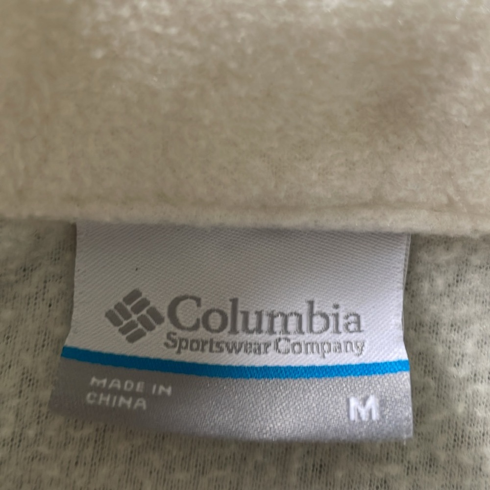 Columbia Women's Cream Fleece Lightweight Jacket - Picture 3 of 10